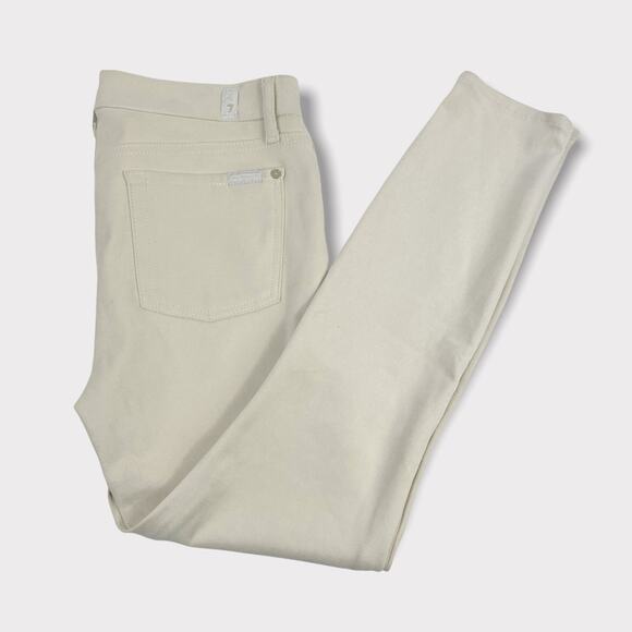 7 For All Mankind The Skinny Faux Suede Skinny Pants Size 30 - Picture 3 of 11